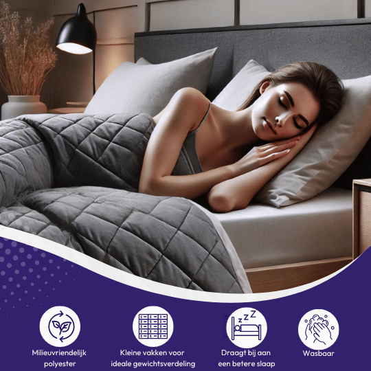 Verzwaringsdeken 7 kg - 150 x 210 cm, extra lang