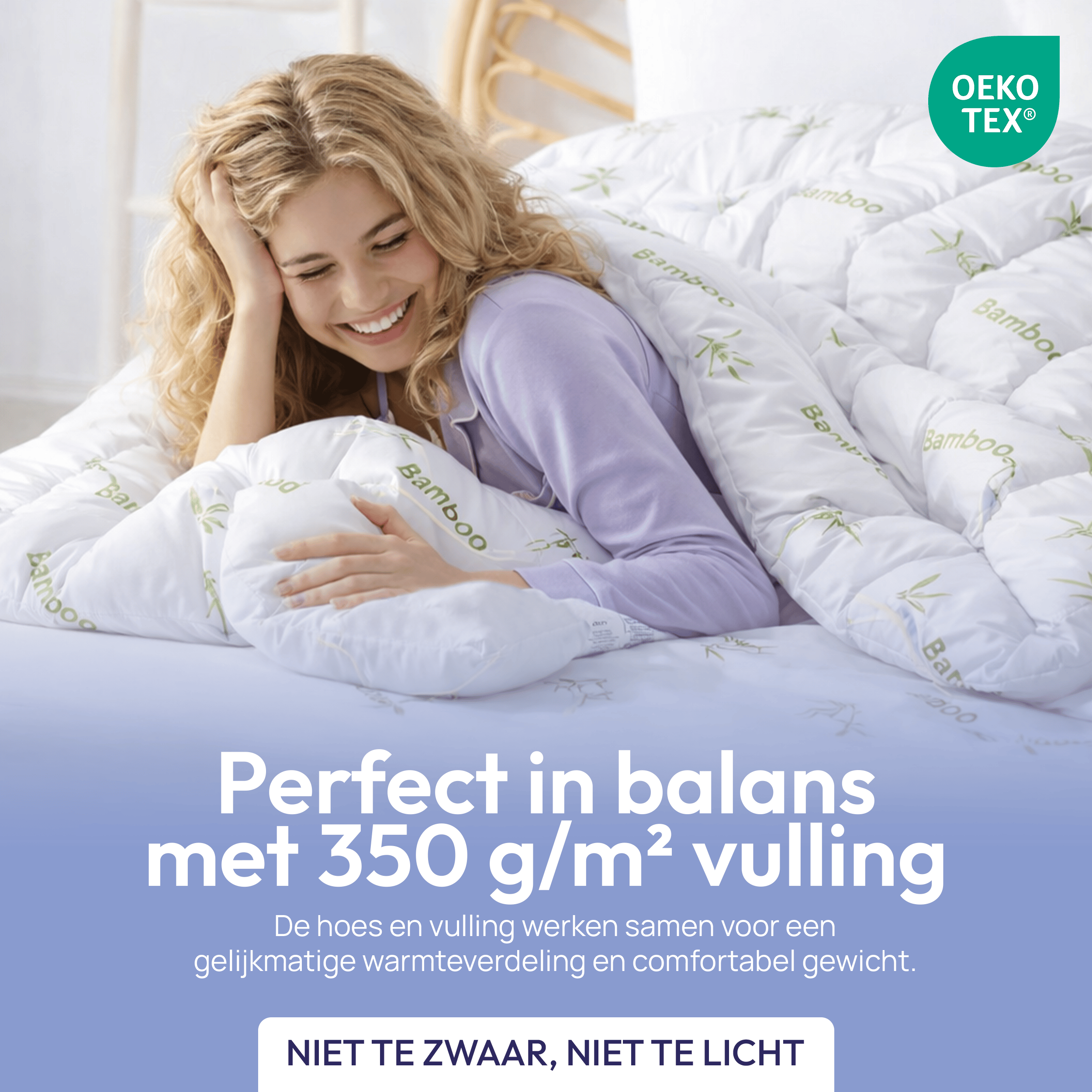 Comfeur Bamboe Dekbed – Ademend All-Season Dekbed