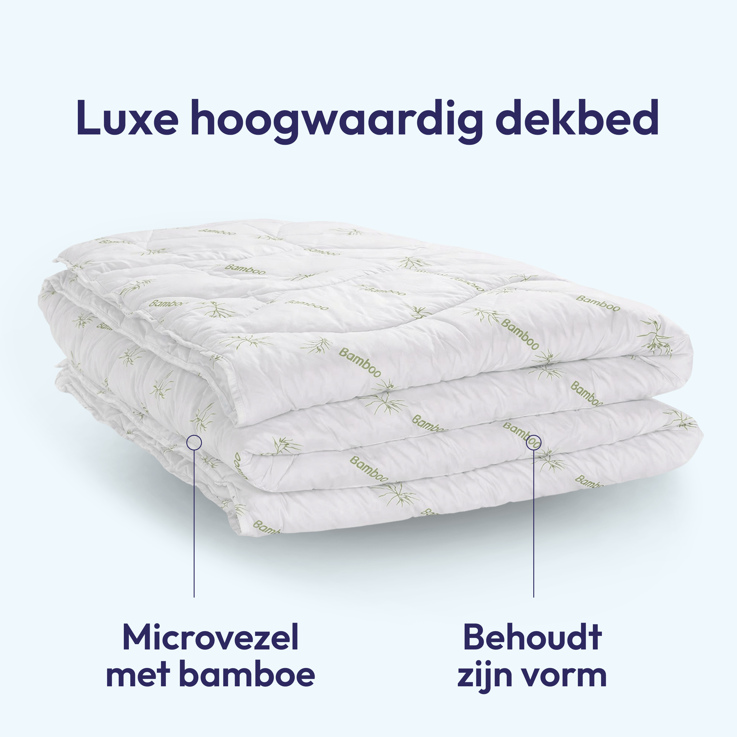 Comfeur Bamboe Dekbed – Ademend All-Season Dekbed