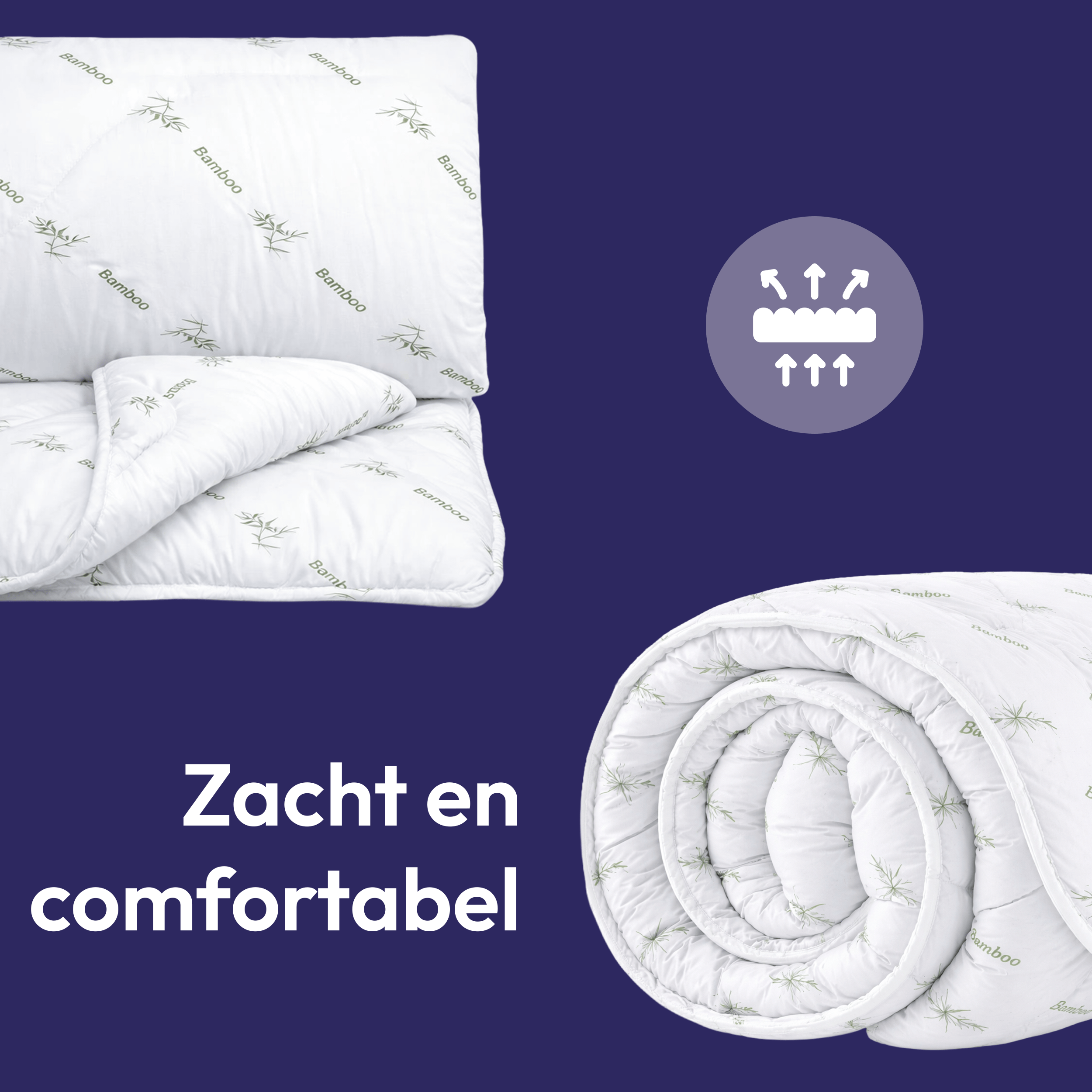 Comfeur Bamboe Dekbed – Ademend All-Season Dekbed