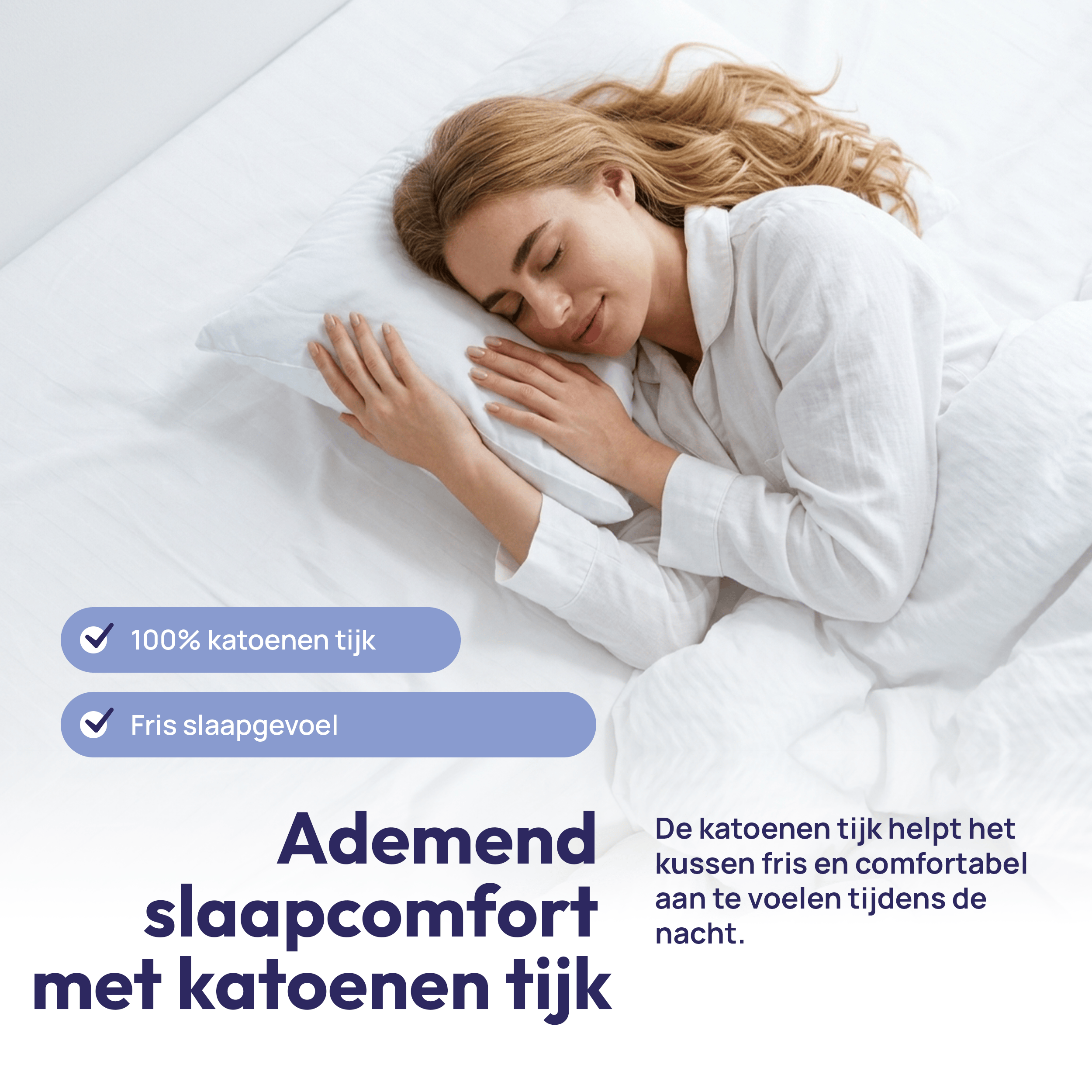 Comfeur Entendaunenkissen 60 x 70 cm