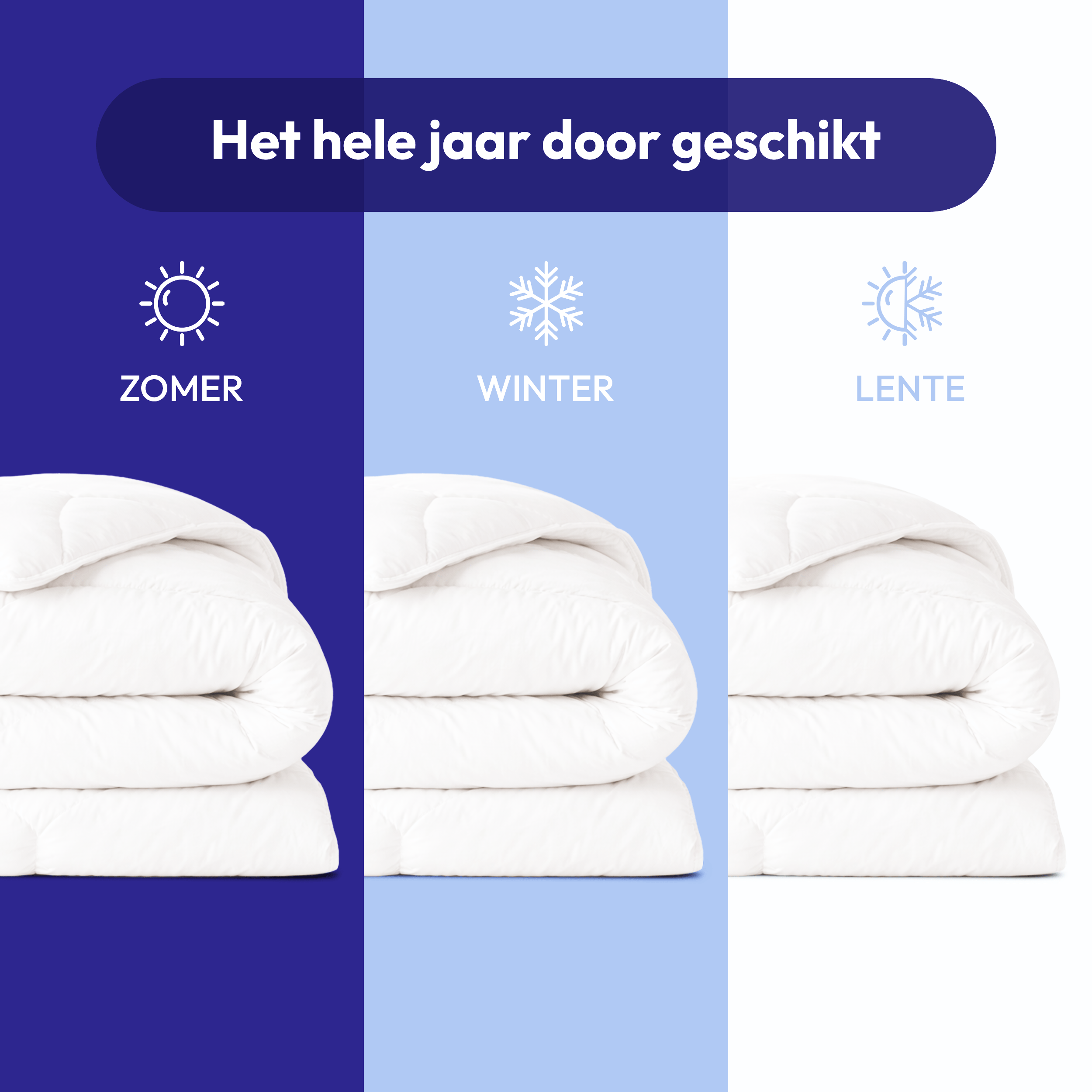 Komfort-Woll-Ganzjahresdecke