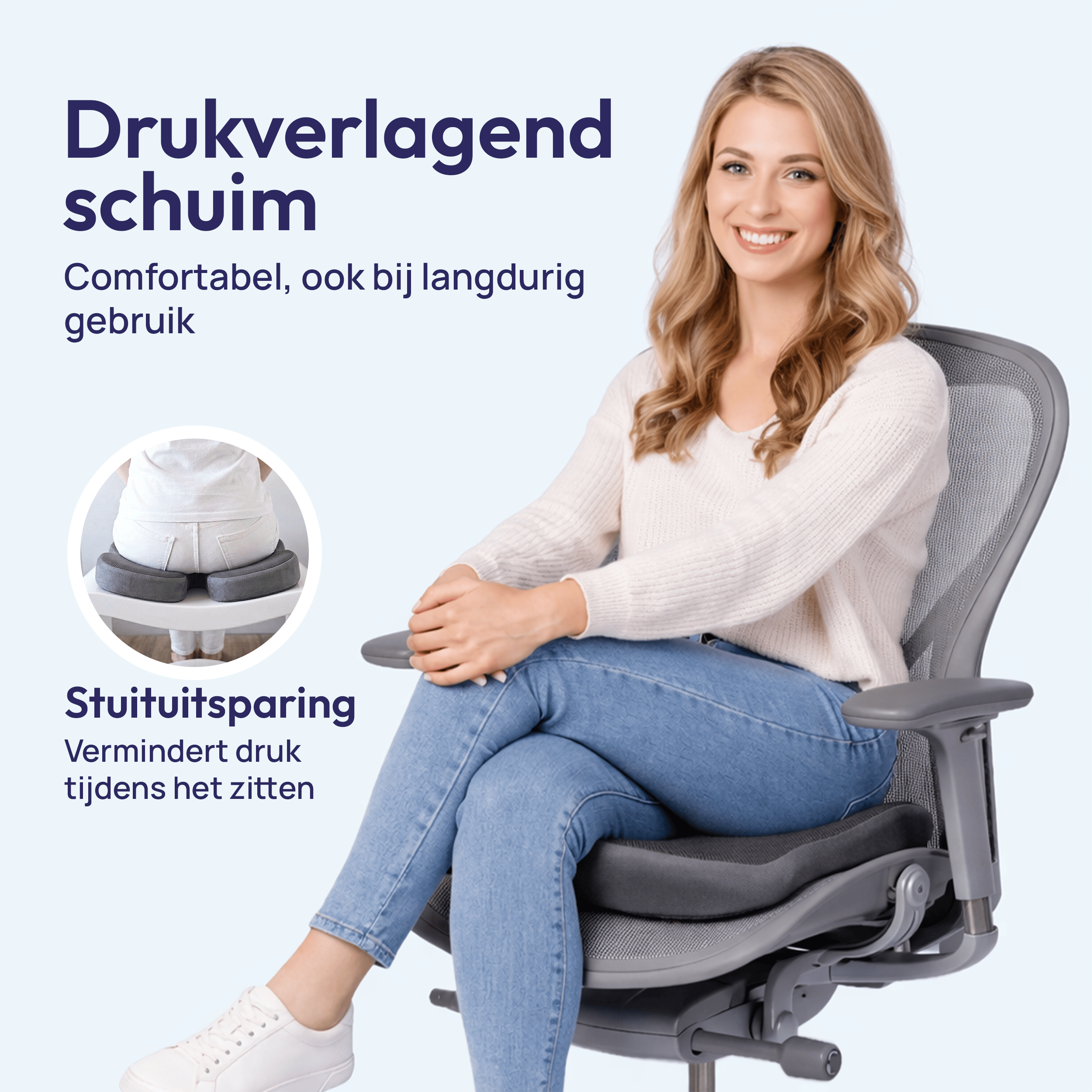 Comfeur Ergonomisches Sitzkissen – Steißbeinkissen
