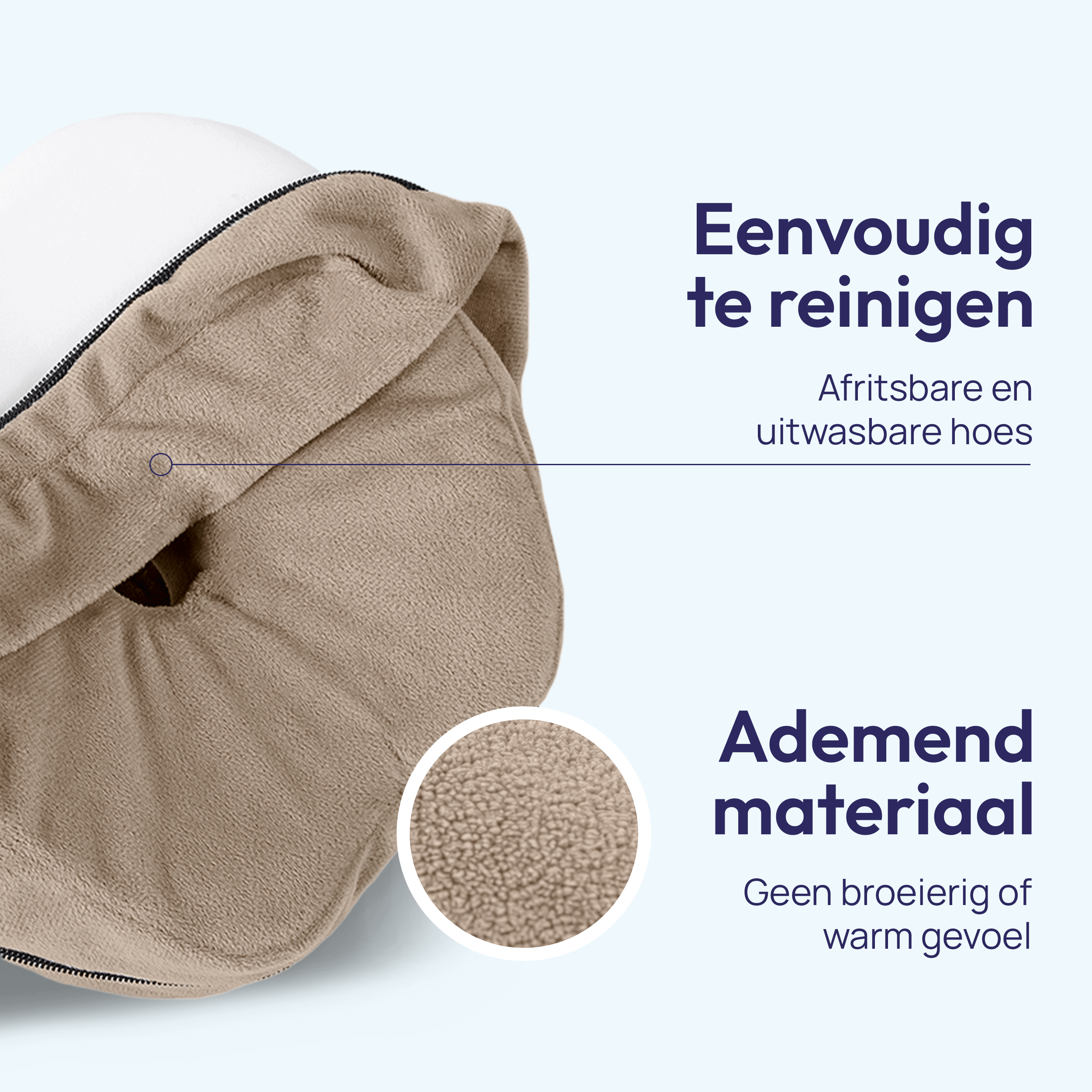 Comfeur Kniekissen fürs Bett – Ergonomisches Beinkissen