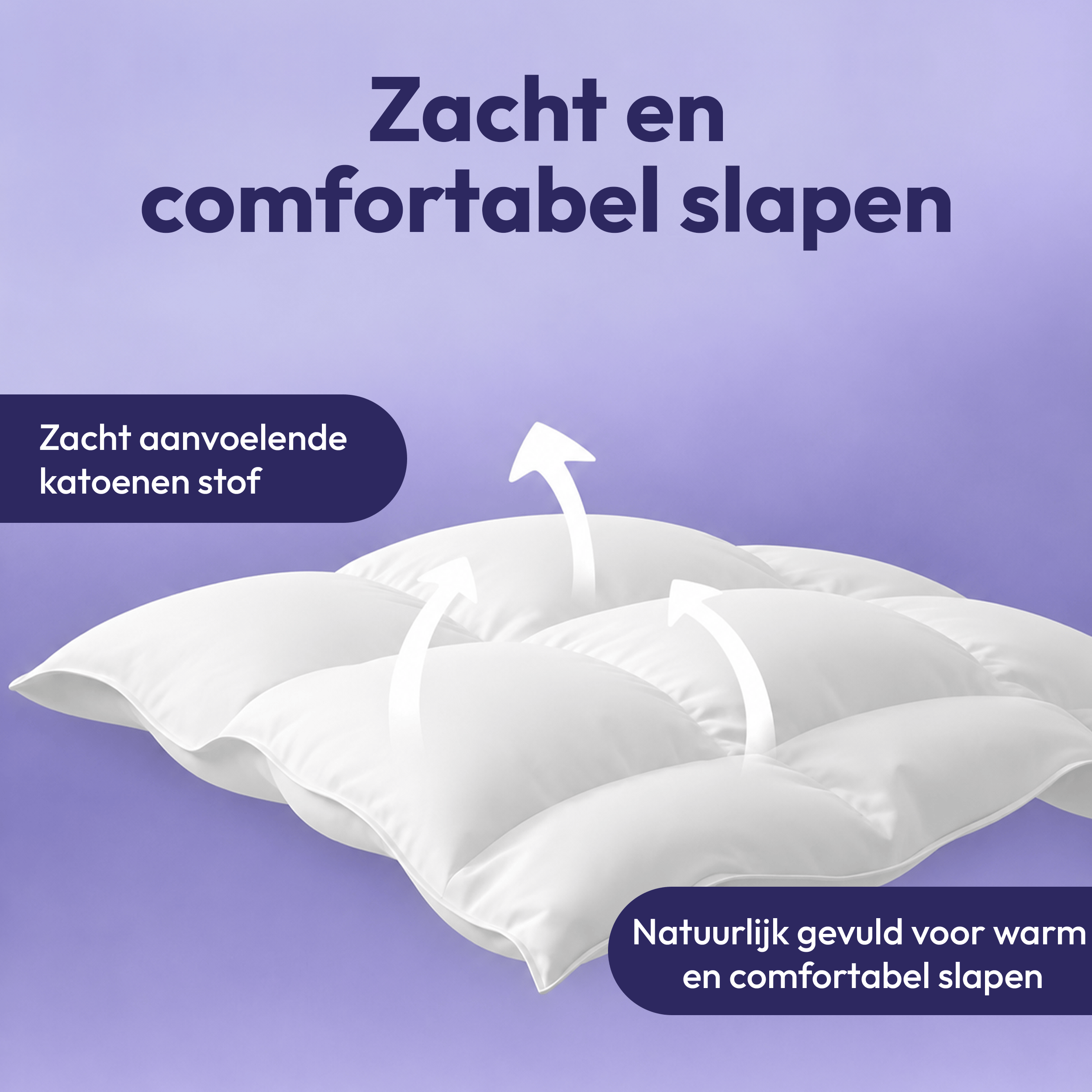 Comfeur Winterdecke aus Wolle – Europäische Wolle – Baumwollgewebe