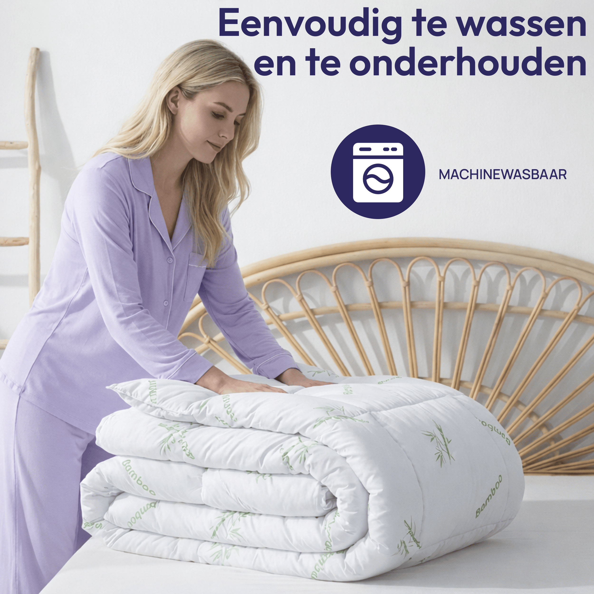 Comfeur Bambus-Bettdecke – Atmungsaktive Ganzjahres-Bettdecke