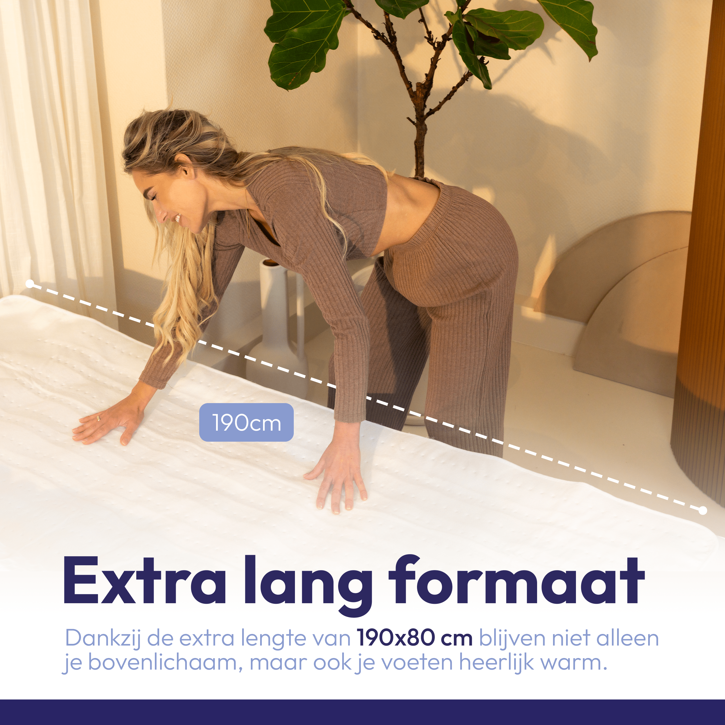Comfeur electric blanket extra long - 190x80 CM