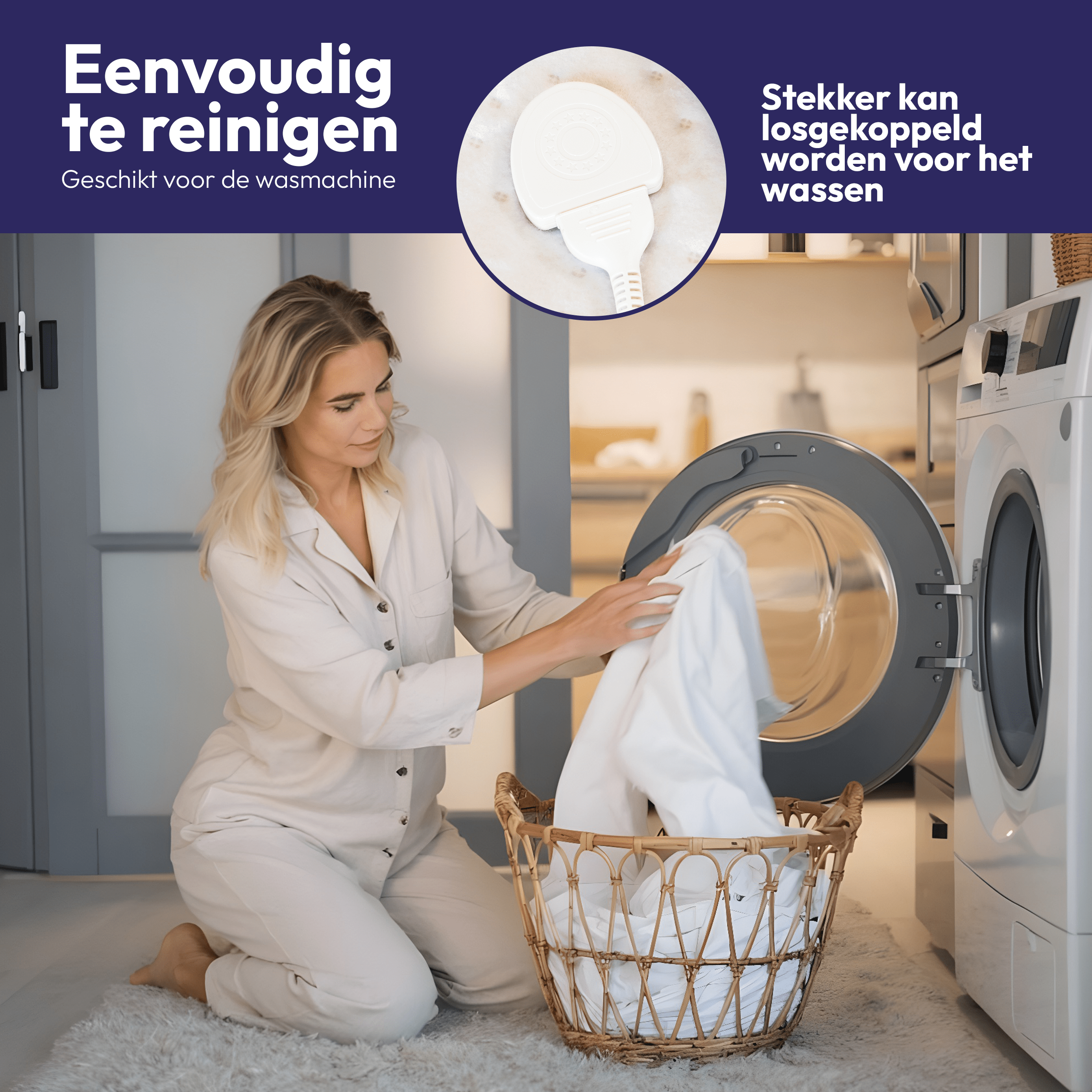 Comfeur electric blanket - Separate foot zone - 190x90 cm