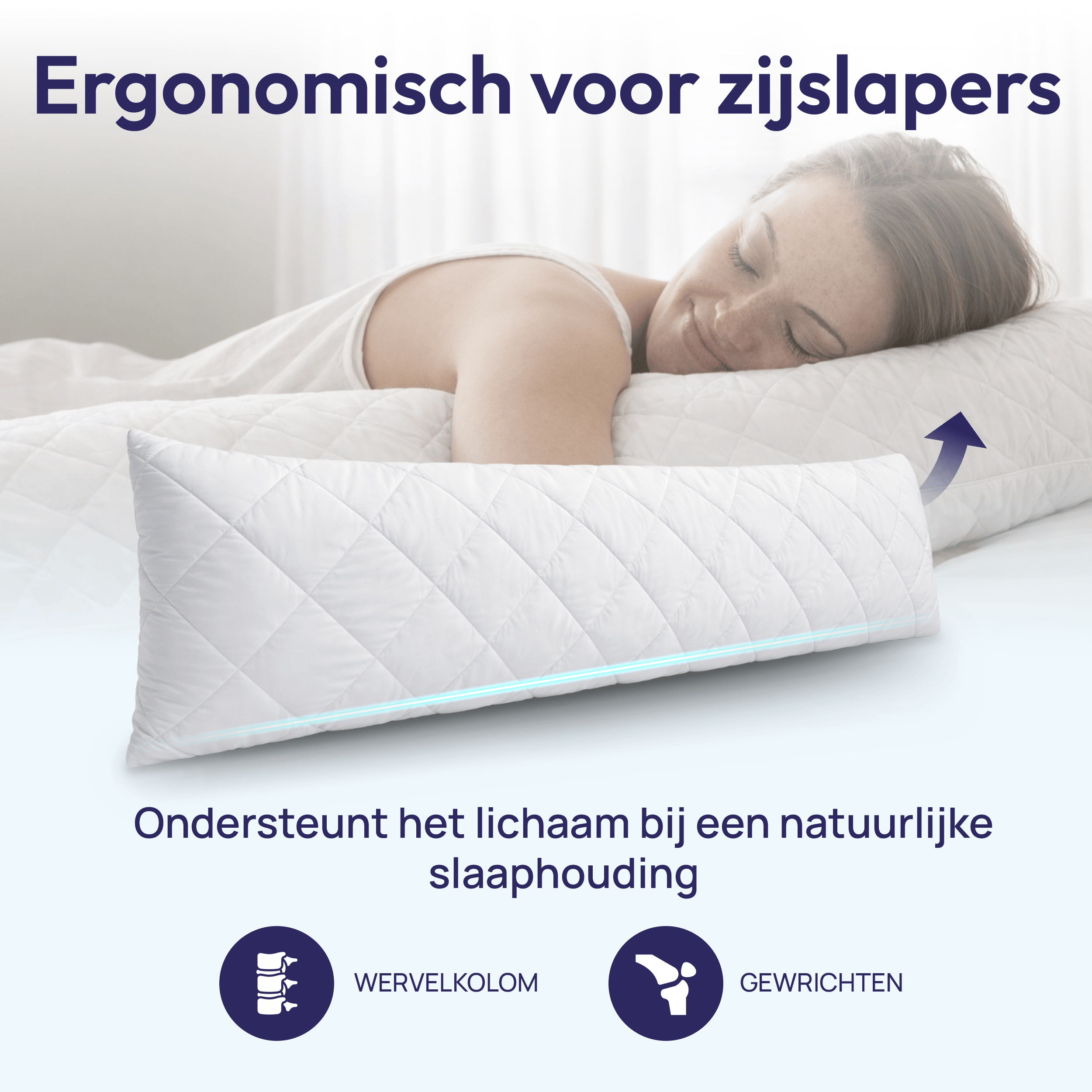 Comfeur Body Pillow - Zwangerschapskussen - 45x140 cm