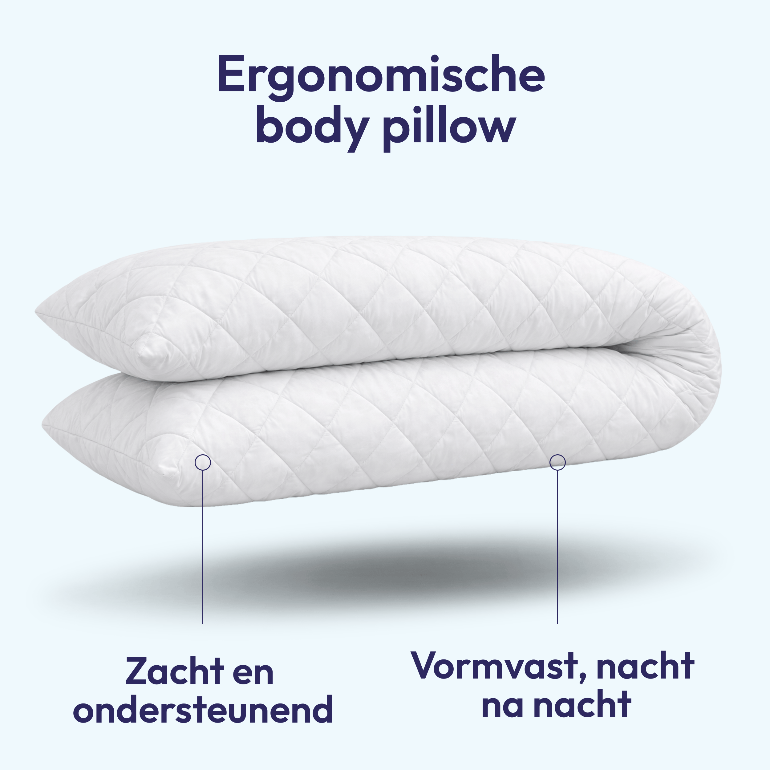 Comfeur Body Pillow - Zwangerschapskussen - 45x140 cm