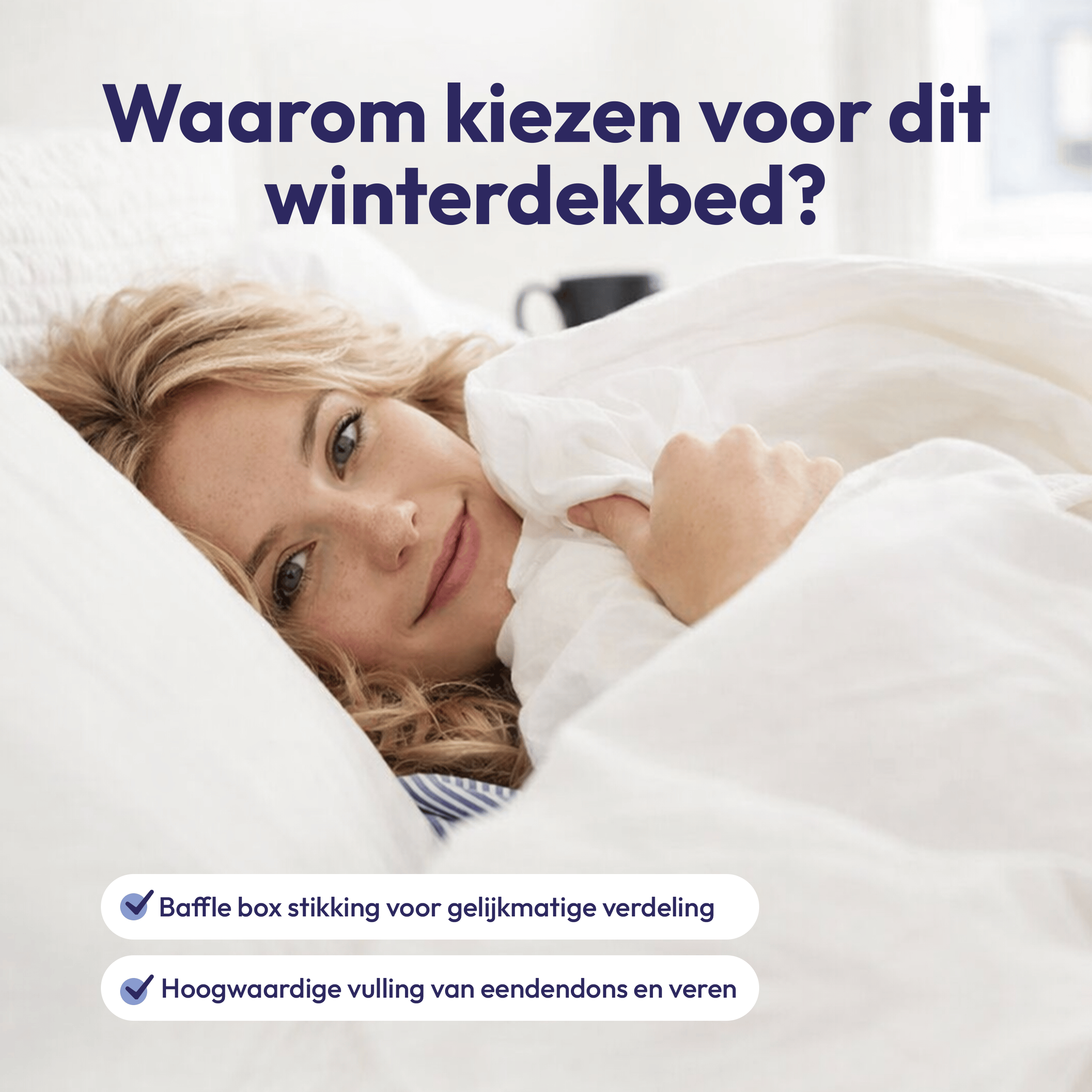 Comfeur eendendons winter dekbed – Dons & veren
