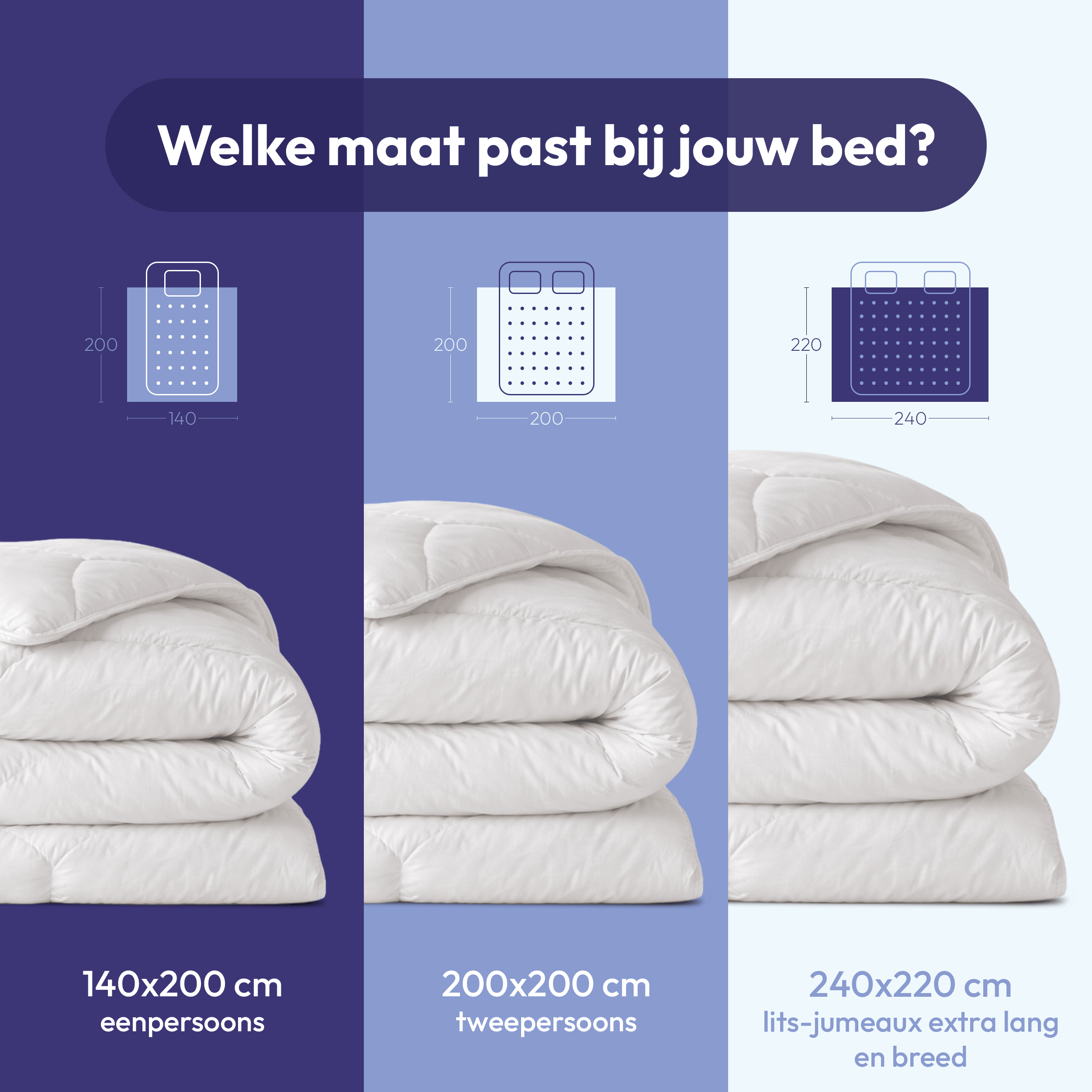 Comfeur eendendons winter dekbed – Dons & veren