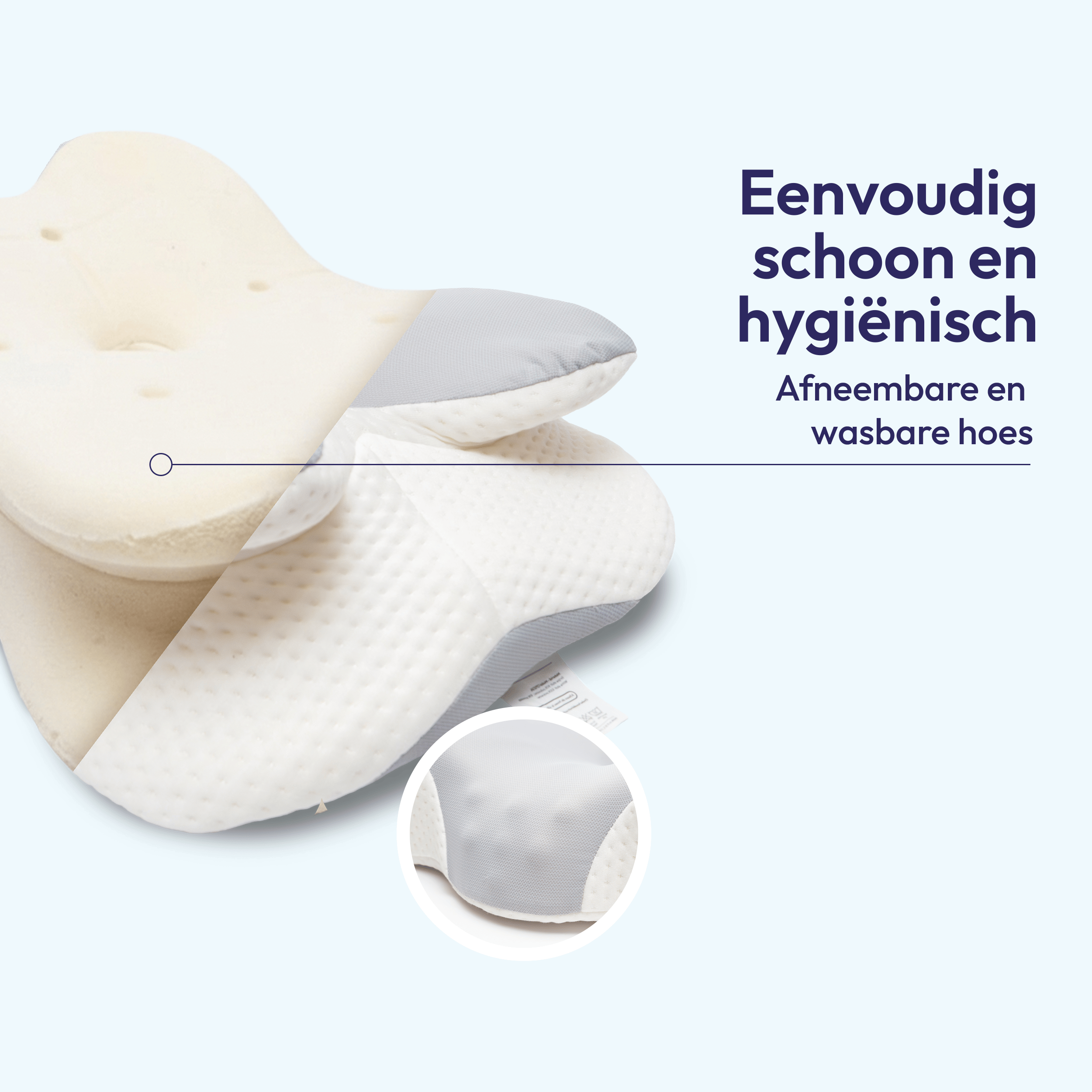 Comfeur ergonomisches Kissen für Nacken und Schultern